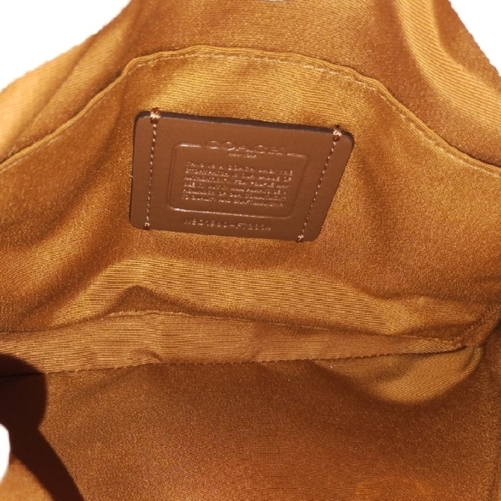 Coach #F72834 Crossgrain Leather Flower Motif Crossbody Satchel Bag - Picture 11 of 16